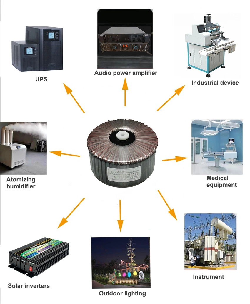 Switch Power Supply Toroidal Transformer 220V 50Hz 60Hz Light Power Transformer Solar Inverter