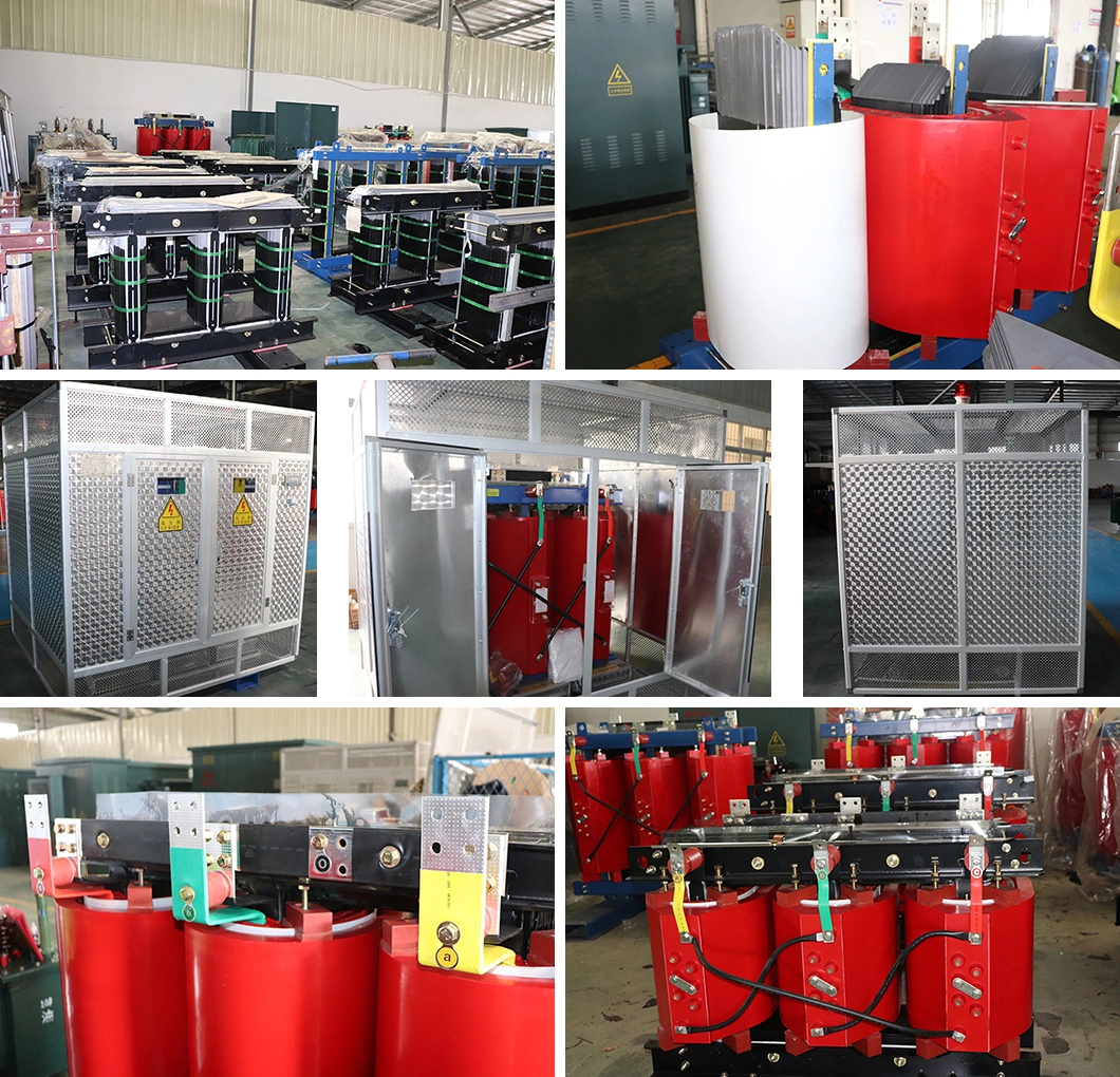 50kVA 70kVA 100kVA 120kVA 200kVA 500kVA 800kVA 1000kVA 1250kVA 10kv 400V High Voltage 3 Phase Indoor Dry Type Resin Cast Insulated Electrical Power Transformers