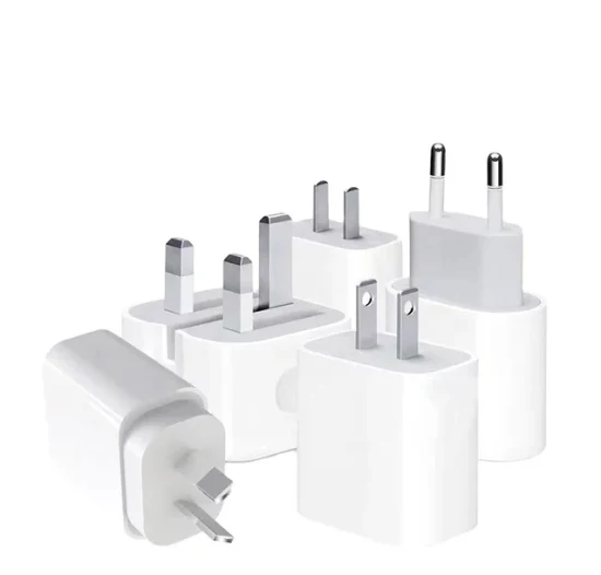 オリジナル 20W Apple iPhone 14 PRO Max 電源 UK US EU USB C PD 充電器 壁ソケット付き