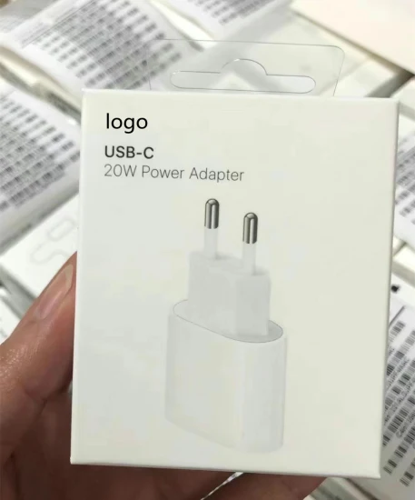 工場出荷時の価格 20W EU 充電器アダプタ PD 充電器 iPhone 米国英国用急速充電器 Apple 20W USB-C 電源アダプタ Au in KR 高速充電器 オリジナルロゴボックス付き